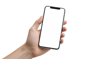 hand holding smart phone
