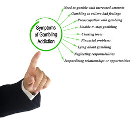 Nine  Symptoms  of Gambling Addiction