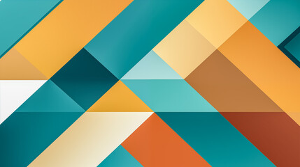 Colorful Geometric Abstract Background with Overlapping Diagonal