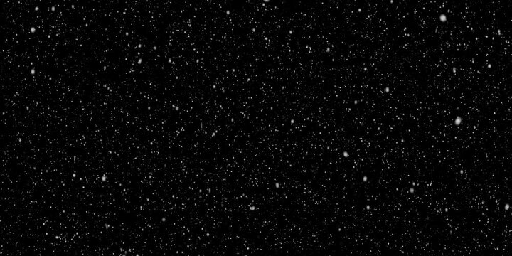 Falling snow animation. 4k transparent background with alpha channel. Large and small snowflakes swirling and falling to the ground. Winter, Christmas and new year.
