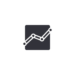 Bar chart with arrow increasing, illustrating growth strategy, marketing improvement, financial success trend, and progress report display.