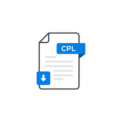 Document with CPL extension and download icon.