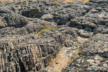 Rock formations on the Arda River near the Studen Kladenets reservoir, Rhodope Mountains, Bulgaria