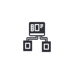 A connected medical diagnostic device symbolizing patient monitoring, healthcare analysis, and hospital equipment functionality.