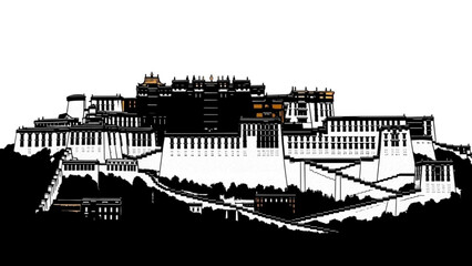 Obraz premium silhouette of the city