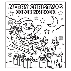 Bold-Easy Cute Christmas Coloring Pages