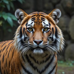 Fototapeta premium tiger in zoo