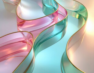 Abstract Wave of Colors