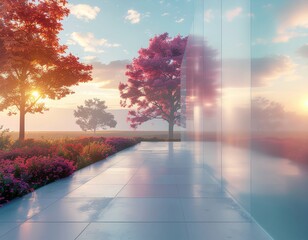 Dreamy Garden Pathway