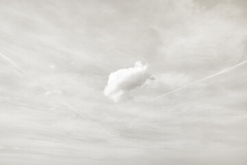 Light grey cloud background, trendy color of year 2026, cloud dancer