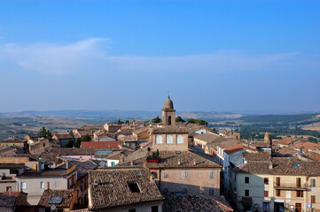 Fototapeta premium Urbisaglia, Macerata district, Marche region, Italy, view of the village