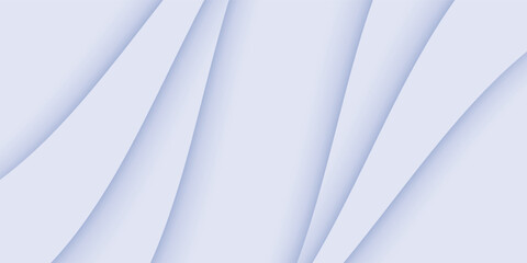 light blue abstract background with realistic 3D shadow waves, vector eps10