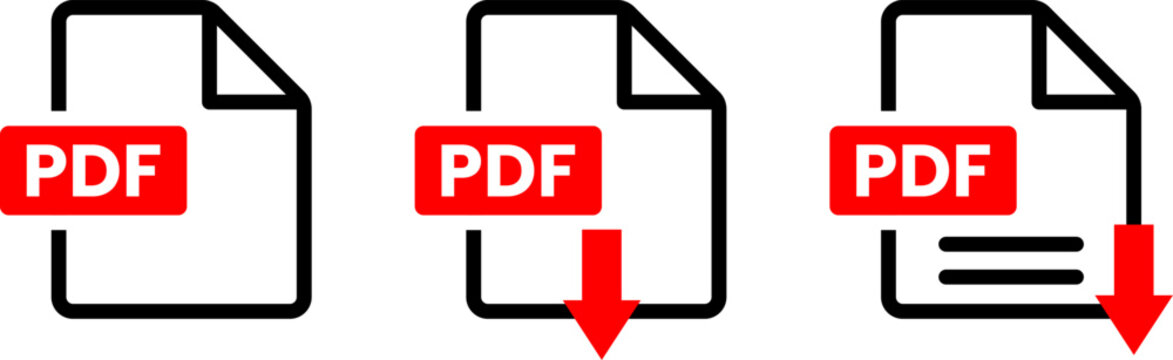 Pdf file icons