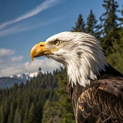 Obraz premium american bald eagle