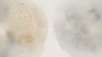 Abstract Watercolor Background With Golden Mandalas texture paint