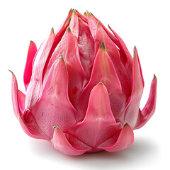 Dragon fruit on white background isolated