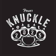 PrintaVintage illustration of knuckle logo