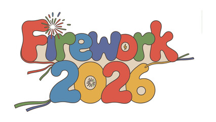 Fireworks 2026 Celebration: A vibrant and colorful display of fireworks explodes, symbolizing the excitement and anticipation for the upcoming celebration of 2026.