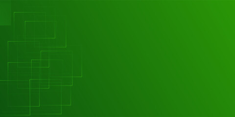 Abstract rectangle green sporty background template with shiny lines and lights. Green background with smooth pattern design. Natural color with digital concept
