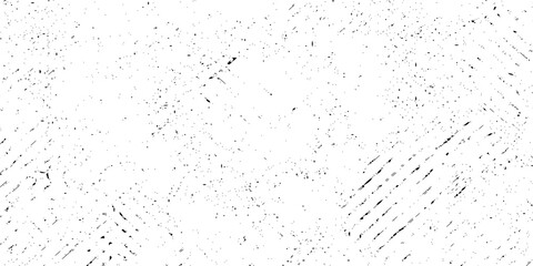 Abstract texture grunge made of diagonal streaks and distressed lines, black ink on a white background. grunge scratch patterns, chaotic linear noise. dirty monochrome pattern of the old worn surface.