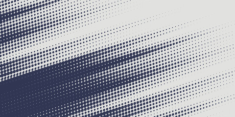 Dots halftone white and blue color pattern gradient grunge texture background. Dots pop art comics sport style vector illustration halftone. modern