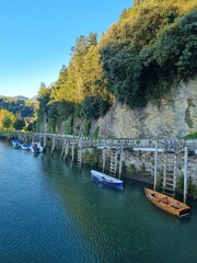 fishing boats in the Bay of Biscay Spain
