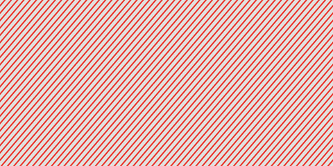 Slanting lines and halftone dots in red colors, Seamless background christmas or winter theme background, Red stripes pattern on white background.