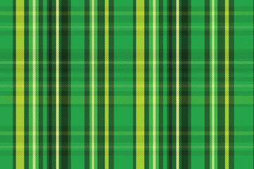 St. Patrick’s Day Green Tartan Seamless Pattern for Festive Design