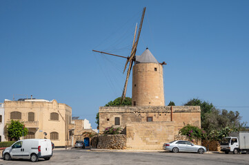 Ta' Kola Windmill – Xaghra village, on the island of Gozo, Malta © Tomasz Warszewski