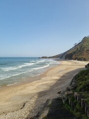 Ocean and beautiful bay. Biscay, Basque Country, Spain, Europe