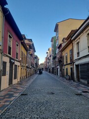 Traditional Basque houses in Norte Spain
