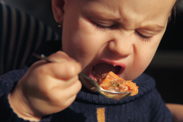 A humorous snapshot of toddler frustration and growth.