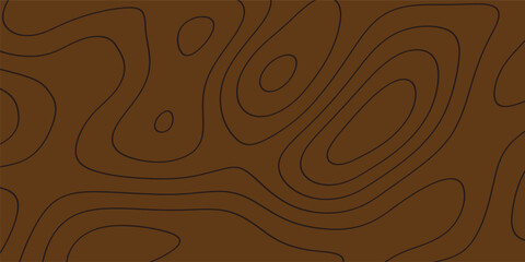 Topographic map like abstract backdrop. Fractal lines, organic pattern print, Seamless earth line, Wavy lines shaped like the contours of the land, geographic grid map, mountain, area, wood texture.