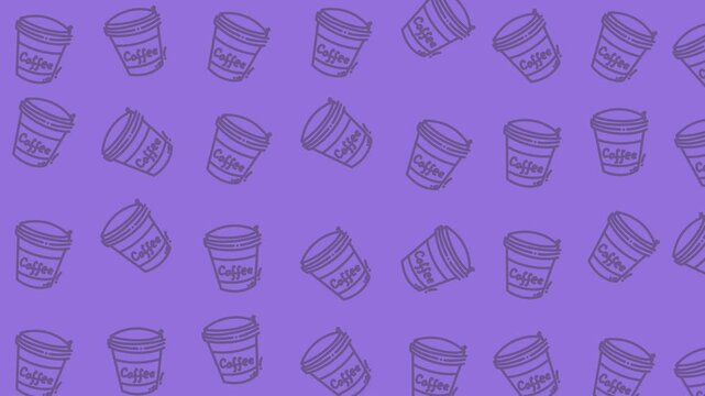Coffee cups with coffee text, perfect for coffee shop designs, menus, and packaging. Ideal for caffeinethemed projects.