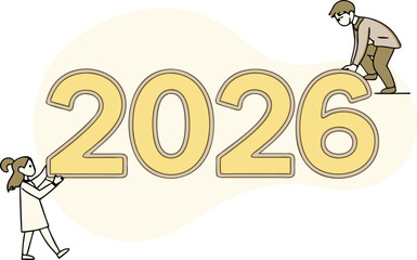 2026 New Year Vector Collection