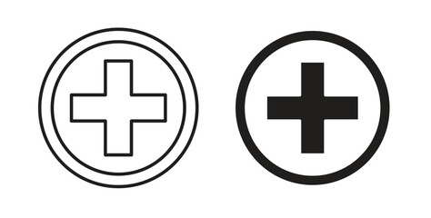 Fototapeta premium Add icons designs can be used for mobile, ui, websites