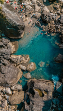 rocks in BLUE LAGOON