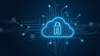 Advanced cloud security solutions deliver comprehensive data protection real time threat detection and robust encryption protocols to secure enterprise digital infrastructures. in  Photo Stock  Concep