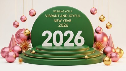 happy new year, new year's eve, silvester, new year, sparklers celebration greeting card, new year card - Year 2026 in sparkler font and firework fireworks pyrotechnic, on blue night sky background