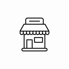 store shop icon sign vector