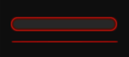 Luminous square and line buttons in the liquid glass style. Luminous glow effect with transparent background &ndash; perfect for highlighting, lighting overlays, or magical design elements.vector 