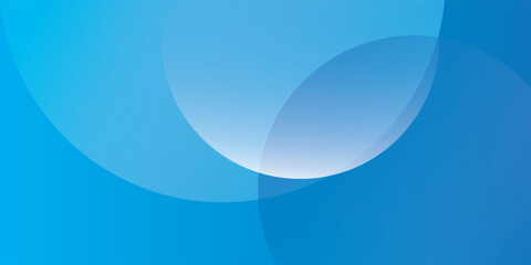 Abstract background blue with dynamic circle shape elements. Trendy and modern geometric gradient background. Vector Illustration