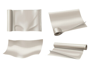 Simple illustration of blank paper sheets for documents or notes