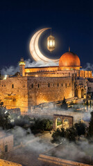 Fototapeta premium Lantern of the Night Journey