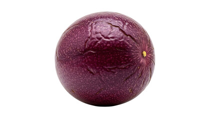 Whole Ripe Passion Fruit with Wrinkled Purple Skin