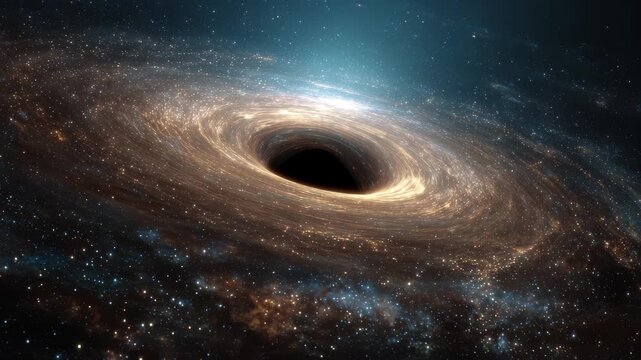 Exploring the mystery of a black hole in deep space