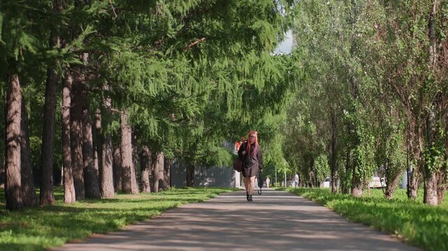 athlete training quickly, european background athlete vigorously practicing in warm weather, lightskinned runner swiftly accelerating on shaded route during intense summer training session