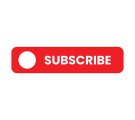 Modern Vector Subscribe Button Icon Set For Video Streaming Social Media And Website Design