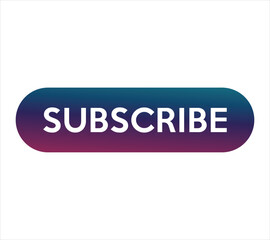 Modern Vector Subscribe Button Icon Set For Video Streaming Social Media And Website Design