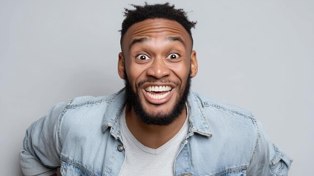 Ausdrucksstarke emotionale Portr&auml;ts junger Menschen vor neutralem Hintergrund